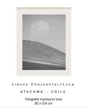 Fotografía Lienzo -  Luna en Chajnantor / Atacama